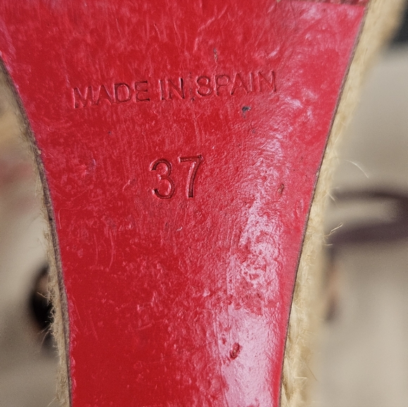 Christian Louboutin Isabelle Wedge Sandals - Picture 2 of 9